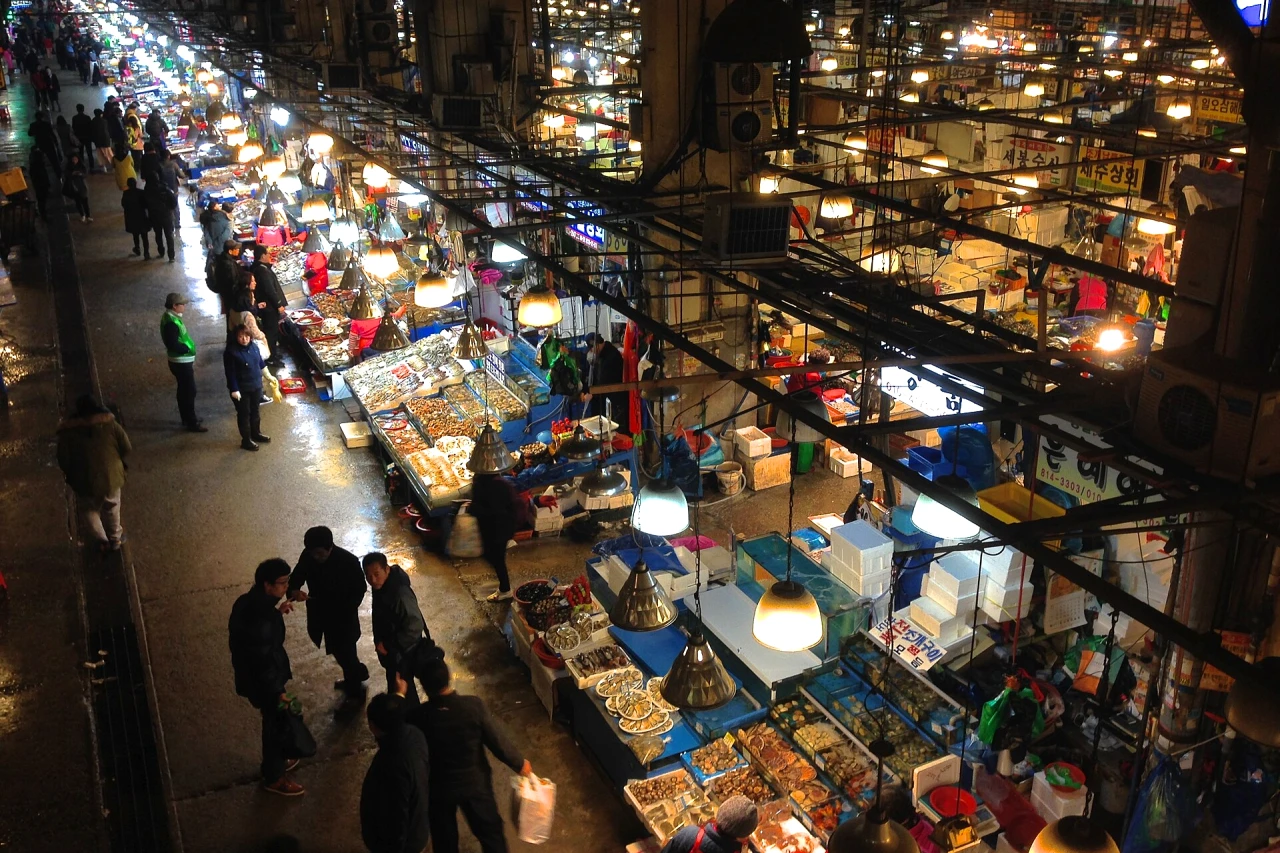 Stylish Seoul shopping district combining street retail and premium storefronts